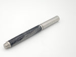Black & Silver DiamondCast Raw 303 Stainless Rollerball Pen image 2