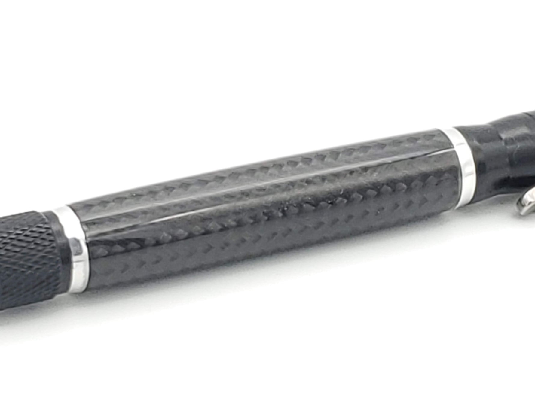 Carbon Fiber & Aluminum Clip Bolt Action Ballpoint Pen image 5