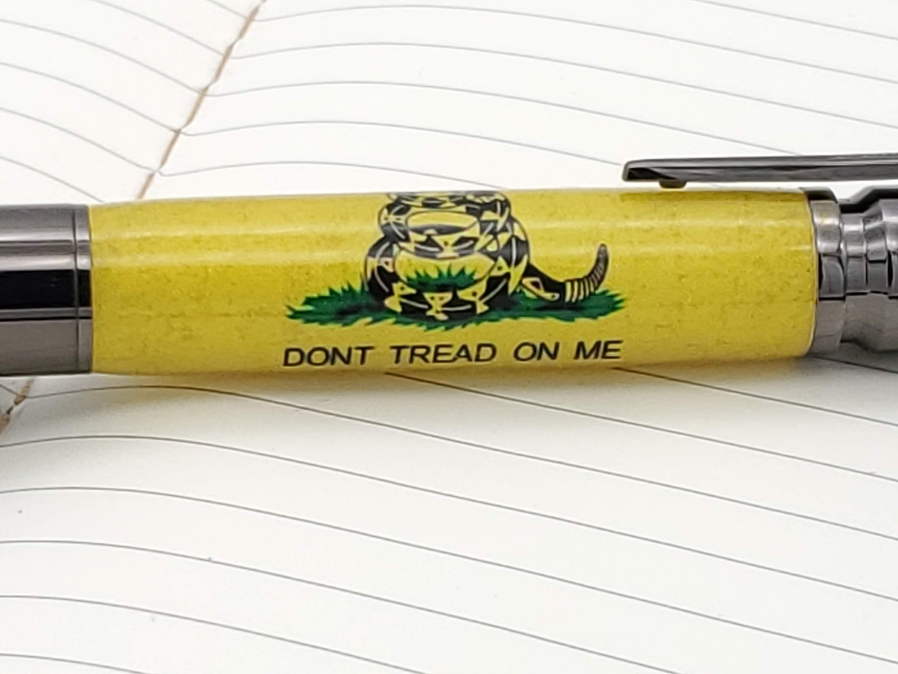 "Don't Tread on Me" 30 Cal Bolt Action Ballpoint Pen image 3