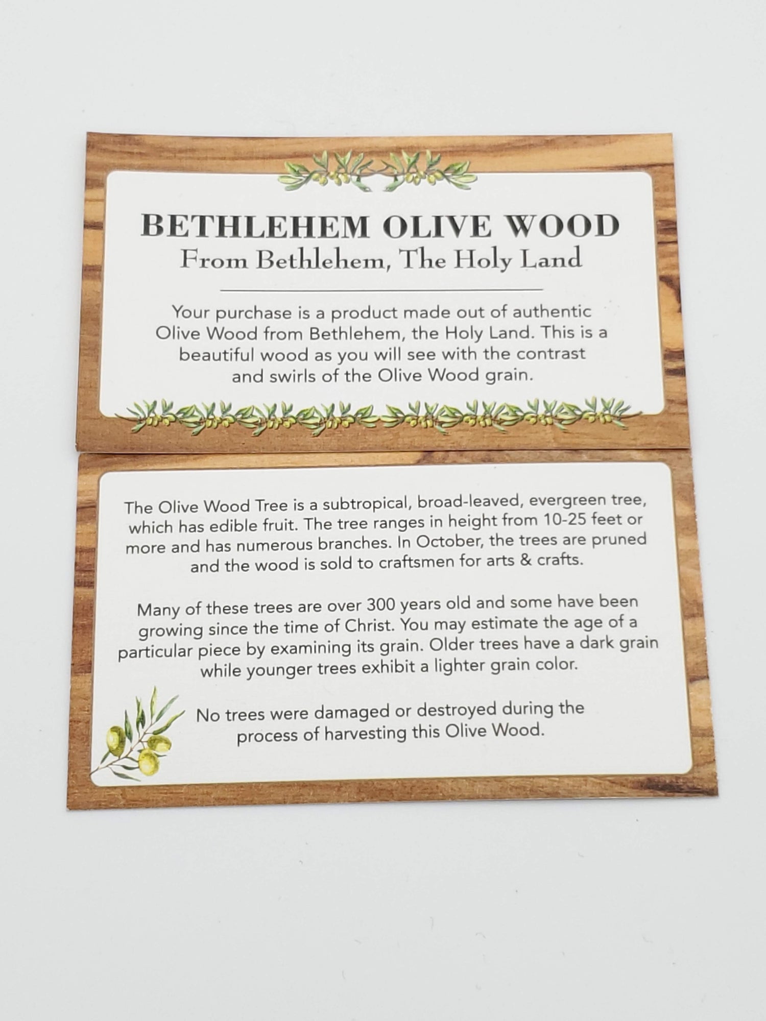 Bethlehem Olive Wood Rollerball Faith Hope Love image 1