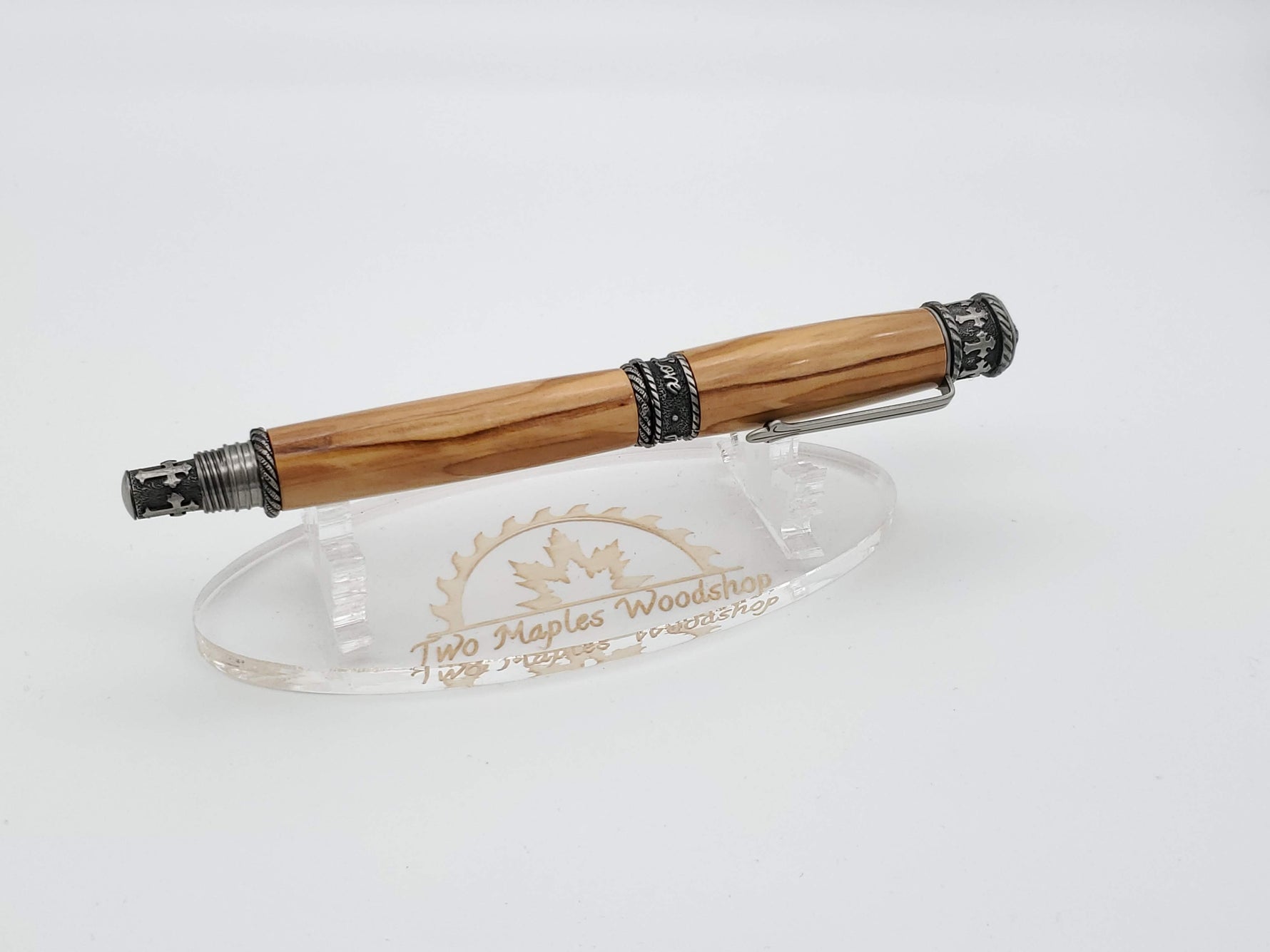 Bethlehem Olive Wood Rollerball Faith Hope Love image 7