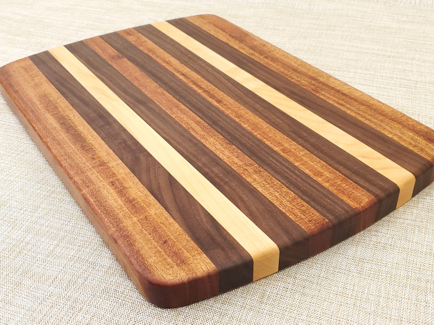 Mahogany, Walnut & Maple Cutting Board image 0