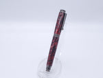 Fountain Pen  | Red Swirl Virage Gun Metal image 3