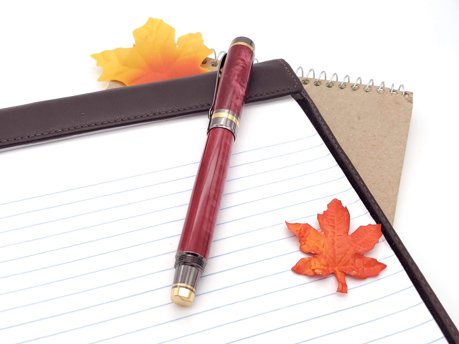 Classic Elite2 24k Gold & Gun Metal Fountain Pen image 4
