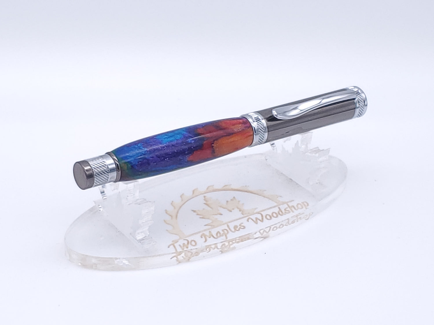 MP208 Rainbow with Gun Metal & Chrome Hardware image 2