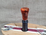 Exotic hardwood and acrylic bottle stoppers made with stainless steel image 6