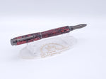 Red Swirl Virage Gun Metal Rollerball Pen image 4