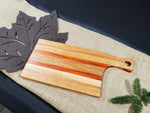 Mahogany, Cherry & Padauk Cutting Board with handle image 4