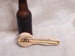 Bottle Opener - Spalted White Oak with Yellowheart & Walnut image 3