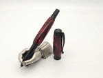 Marinara Diamond Knurl Black Chrome Rollerball Pen image 2