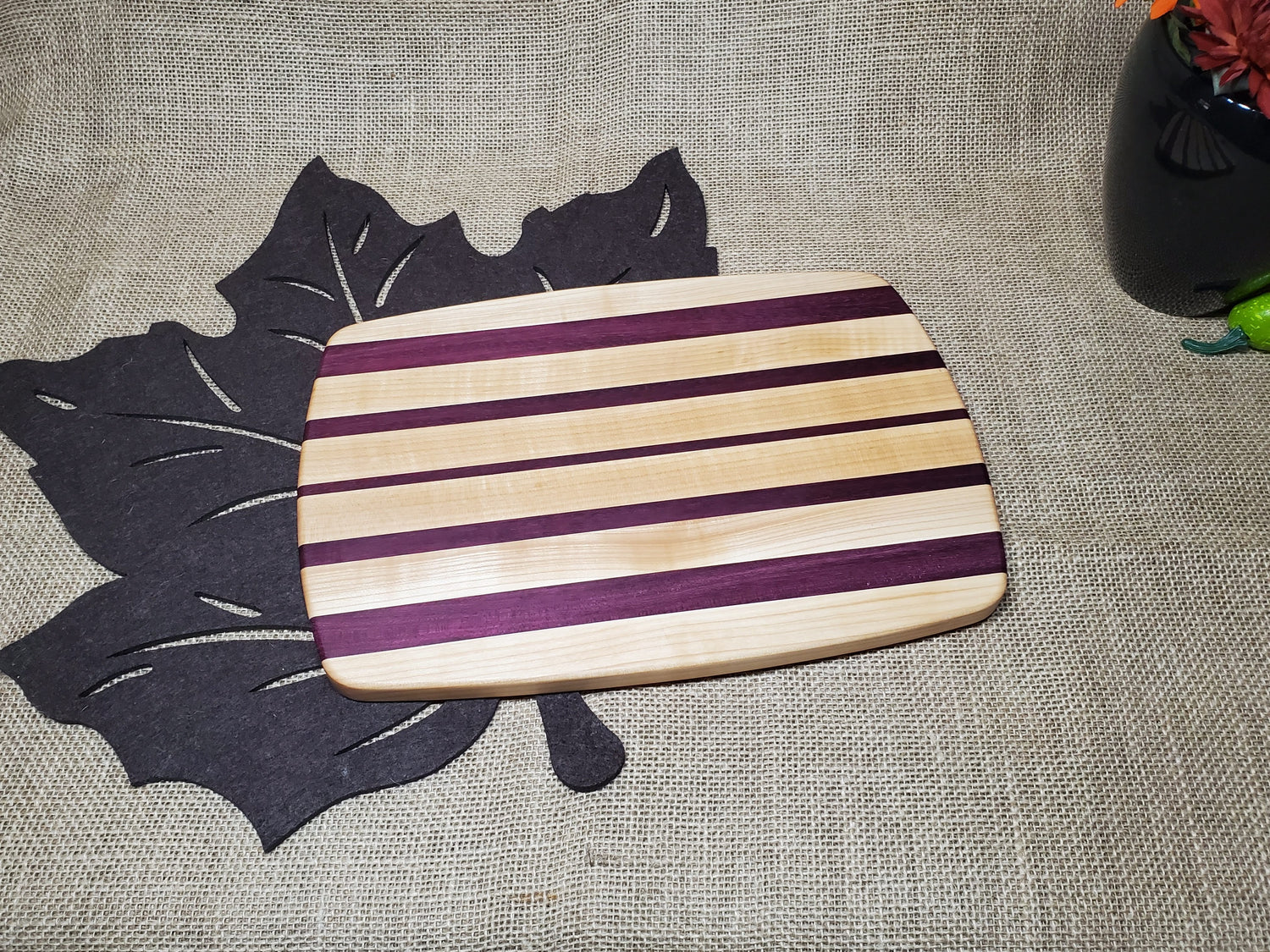 Maple & Purpleheart Cutting Board image 0