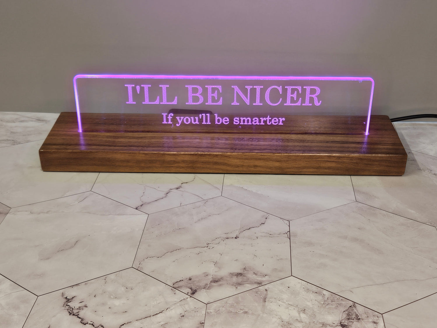 Custom Name Plaque LED Sign image 2