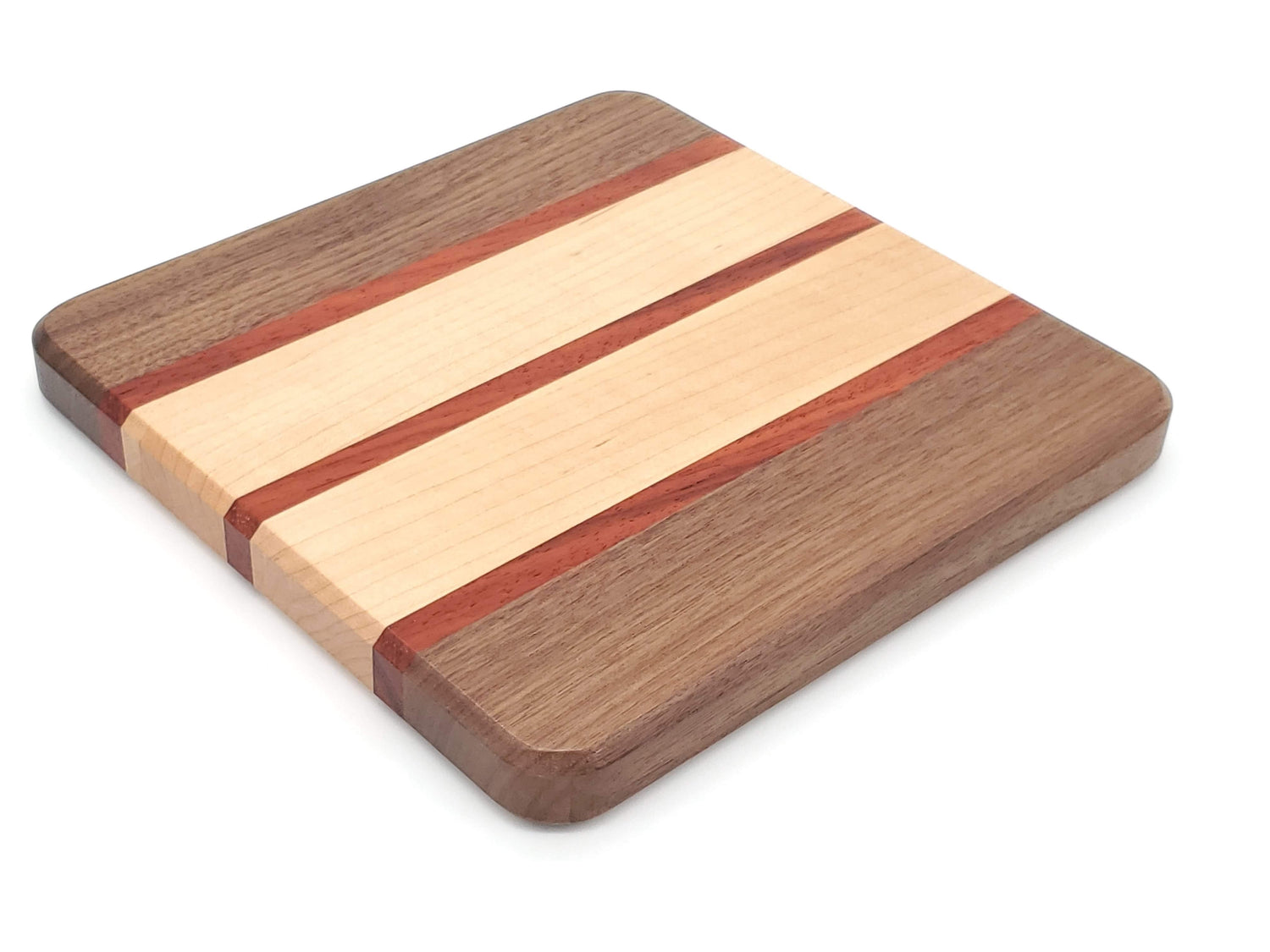 Walnut, Padauk, & Maple Trivet image 0