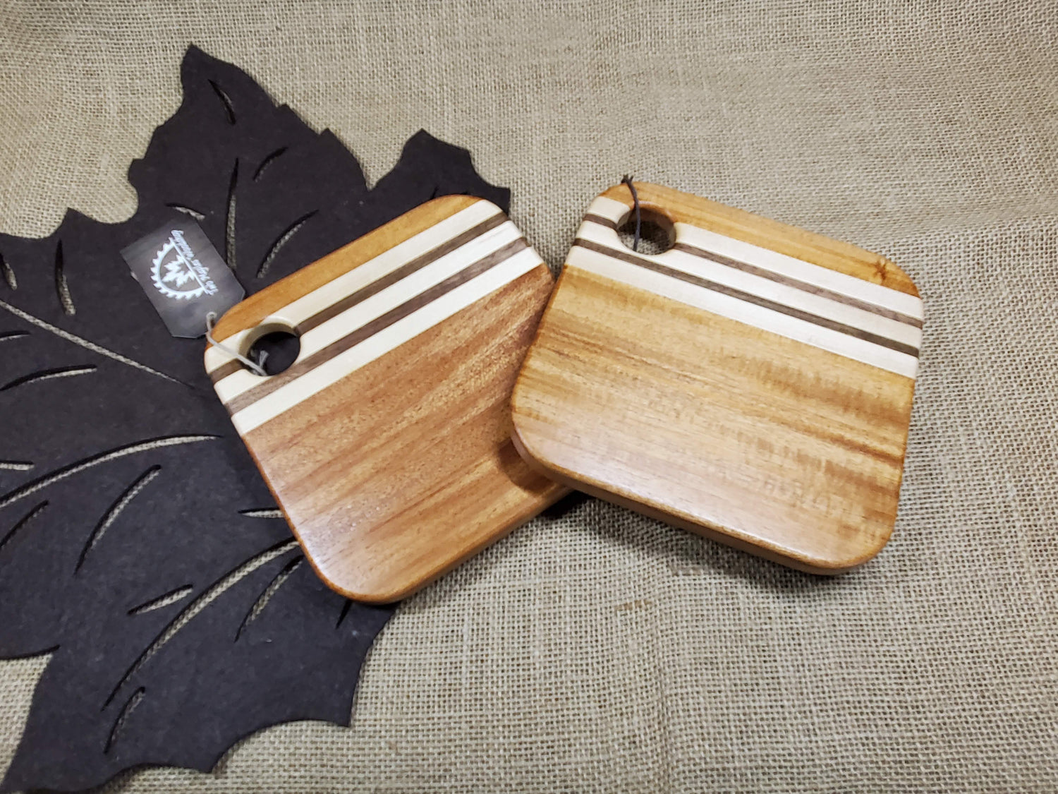 Mahogany, Maple, & Walnut Trivet image 0
