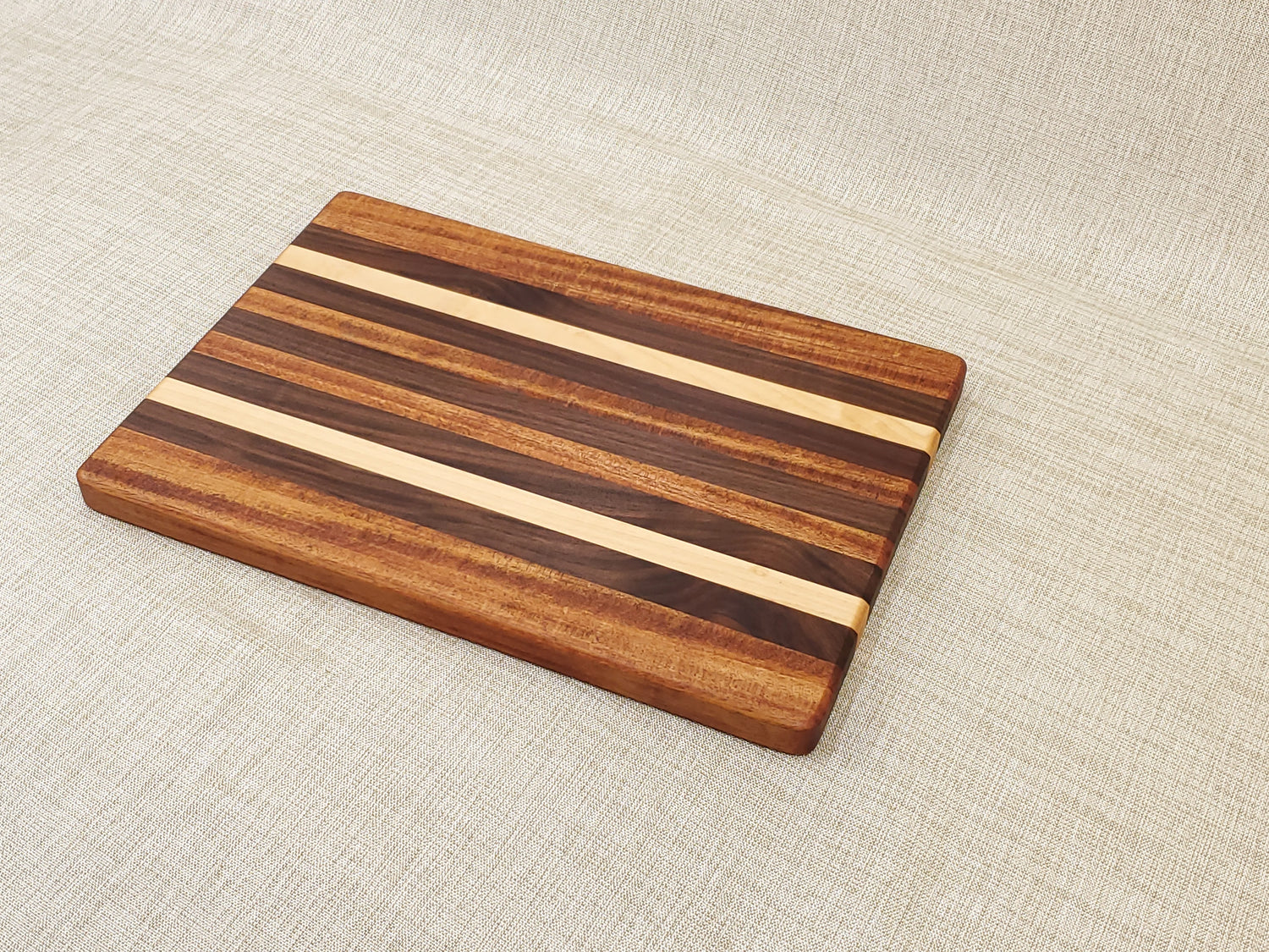 Mahogany, Walnut & Maple Cutting Board image 1