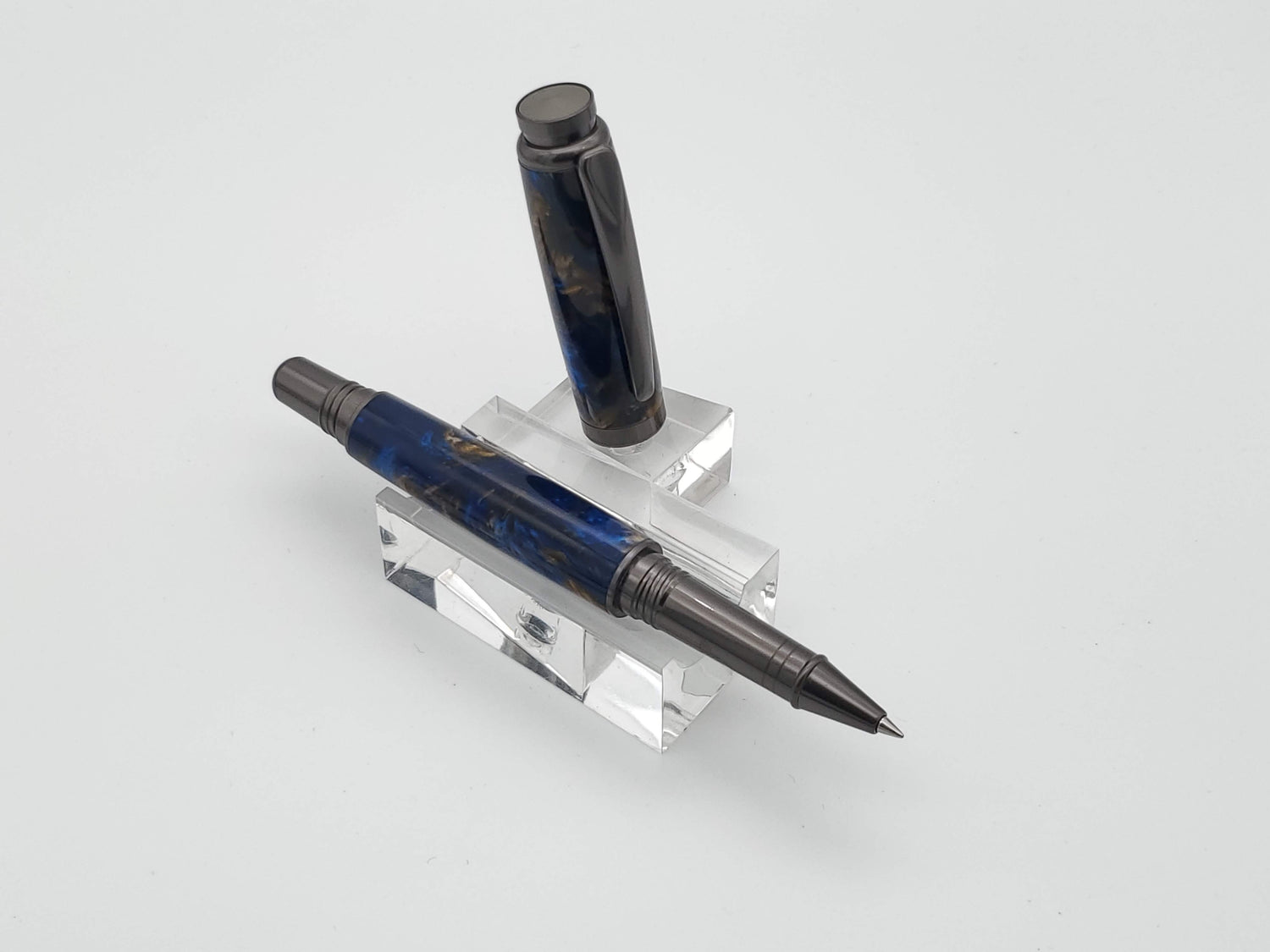 Blue & Gold Commander Gun Metal image 2