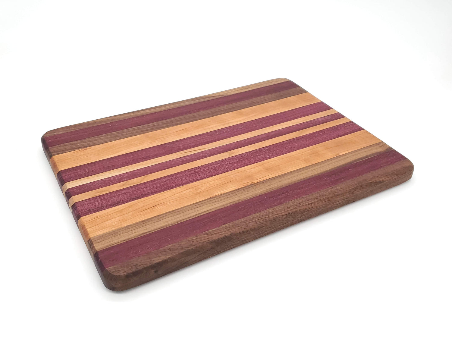 Walnut, Purpleheart, &  Cherry Cutting Board image 0