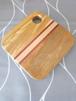 Trivet - Spalted Beech, Maple & Purpleheart image 0