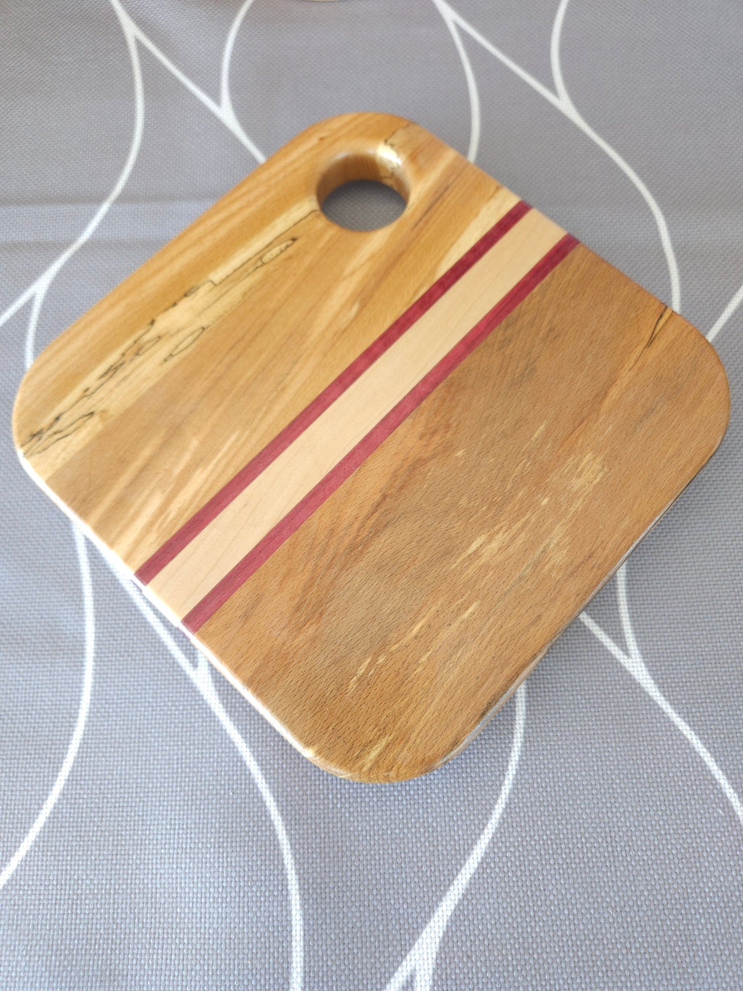 Trivet - Spalted Beech, Maple & Purpleheart image 0