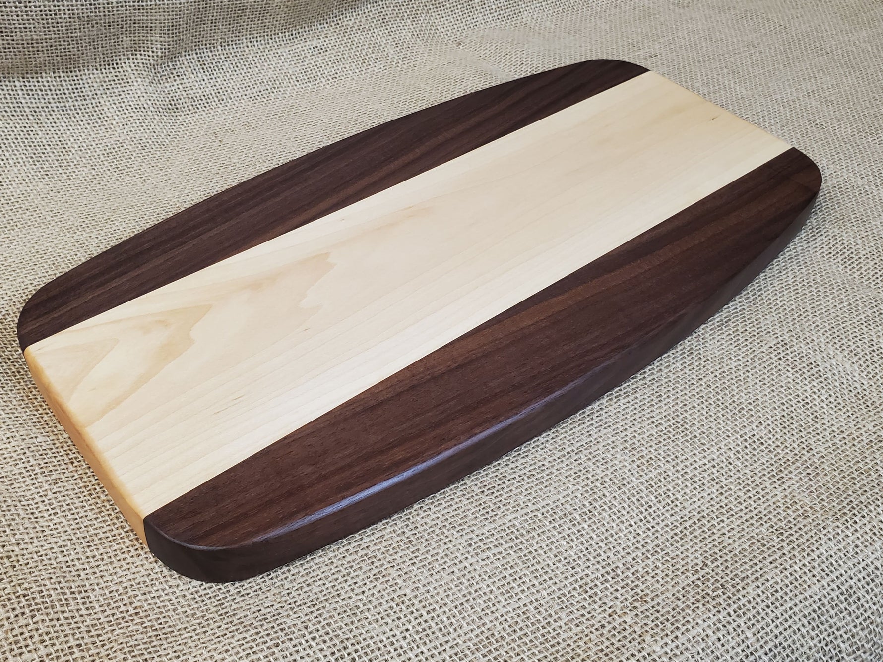 Walnut & Maple Oval Cutting Boards image 3