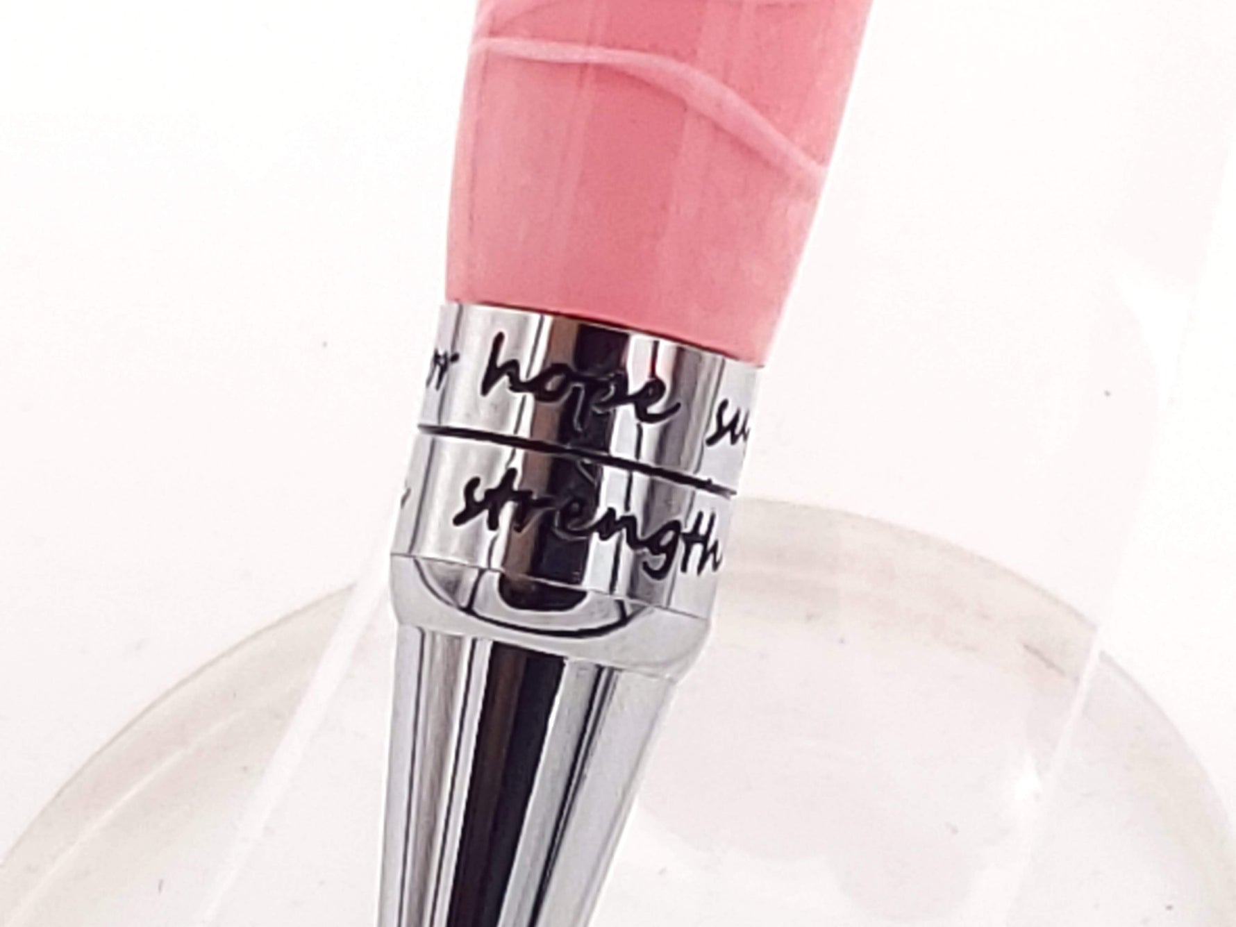 Hope Breast Cancer Pen- Pink Swirl image 6