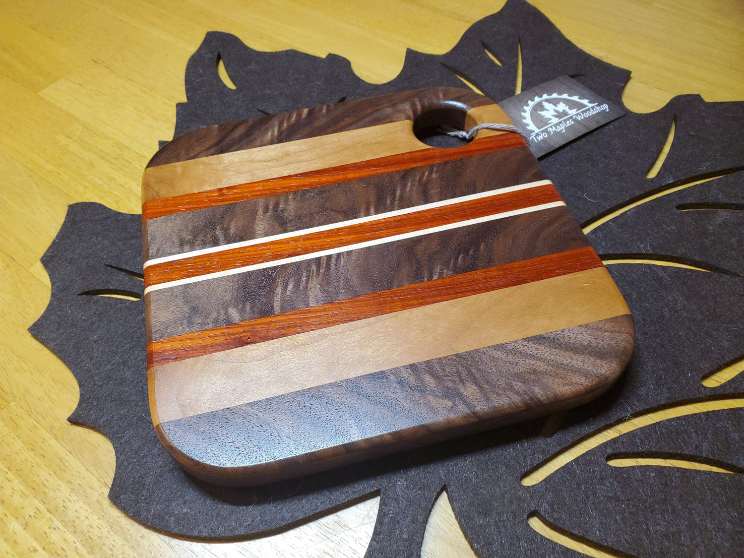 Trivet- Walnut, Padauk, Cherry, Maple image 1