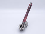 Red Swirl Virage Gun Metal Rollerball Pen image 5