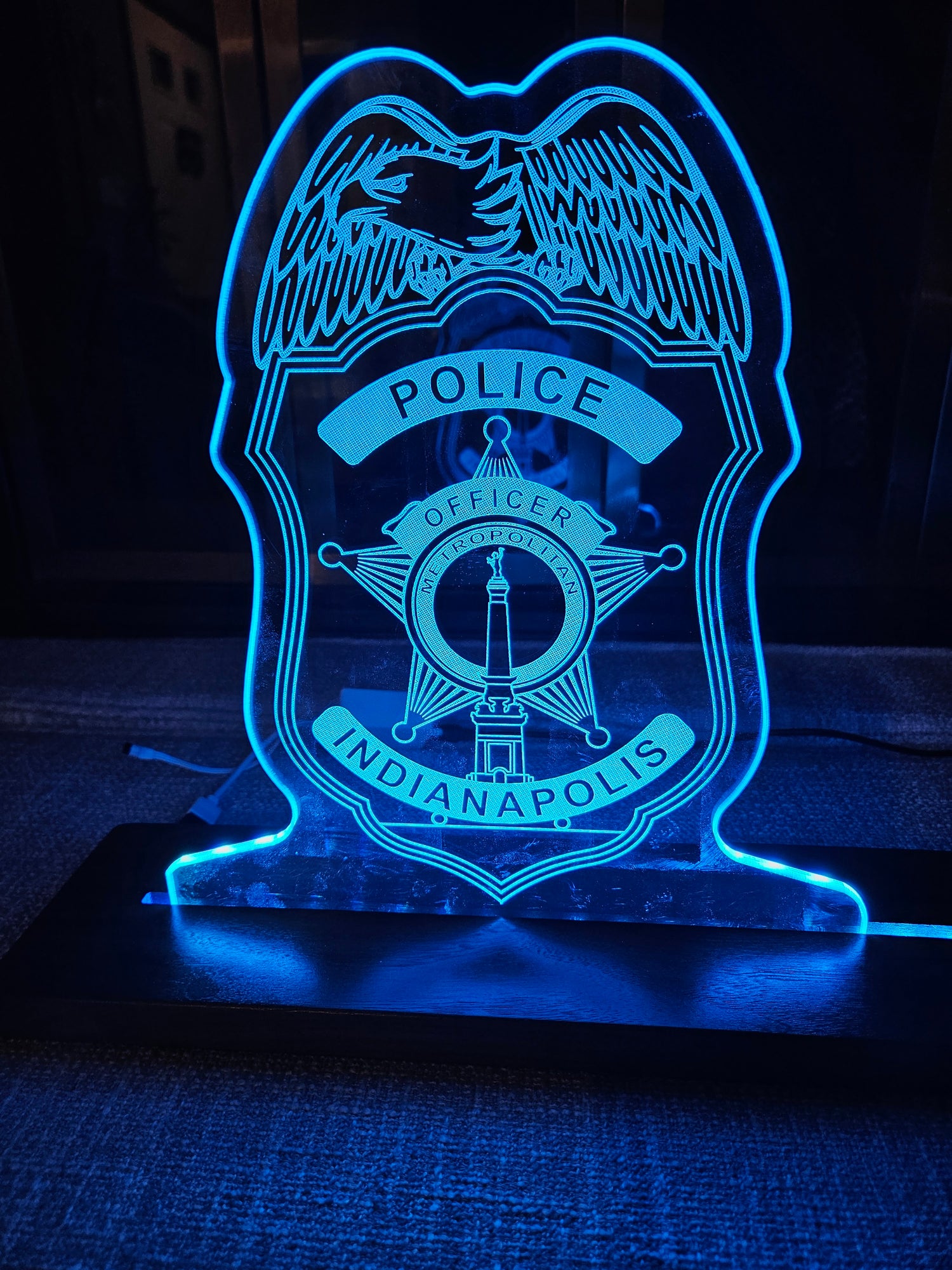 Police Badge LED Sign image 0