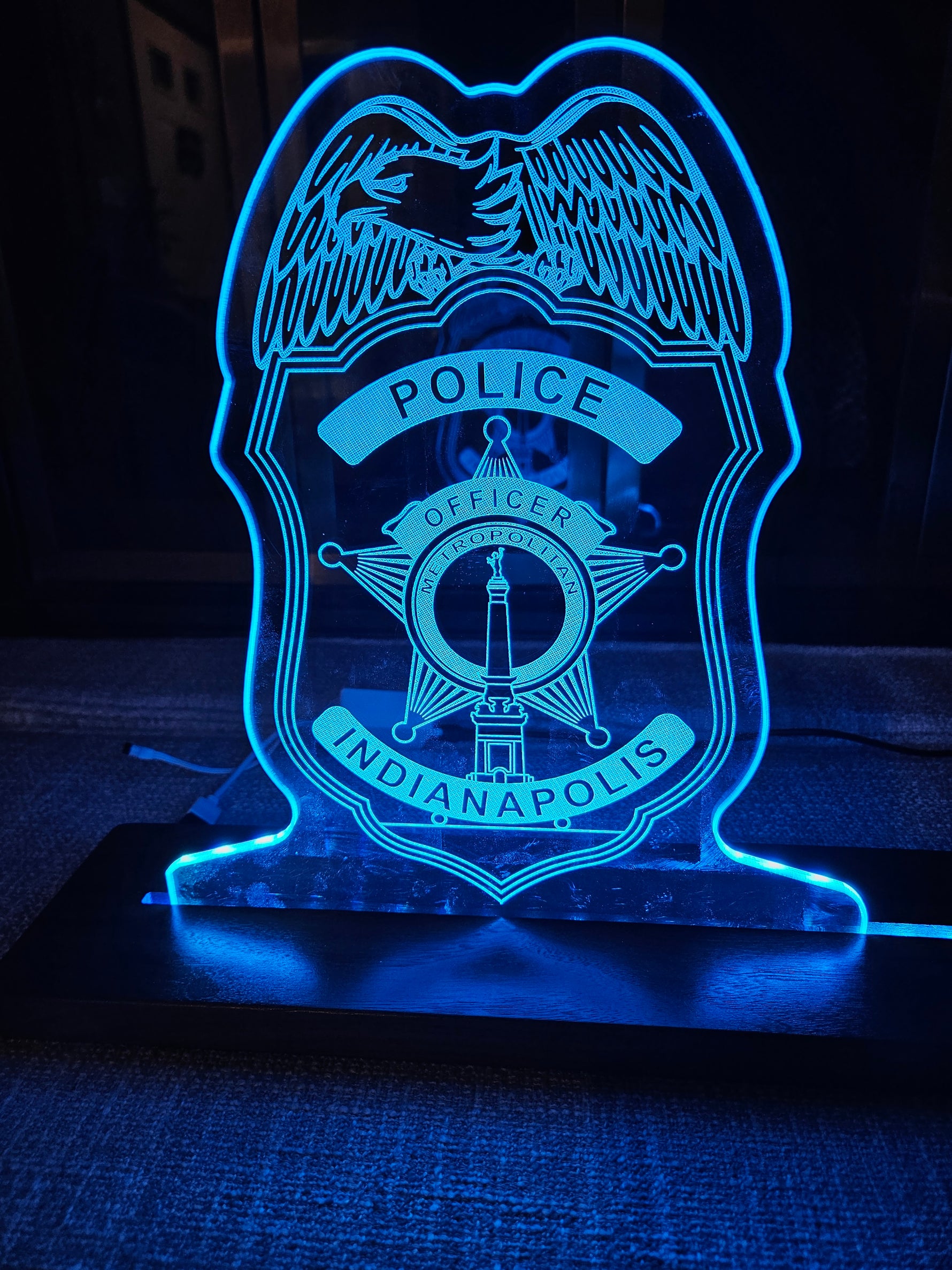 Police Badge LED Sign image 0