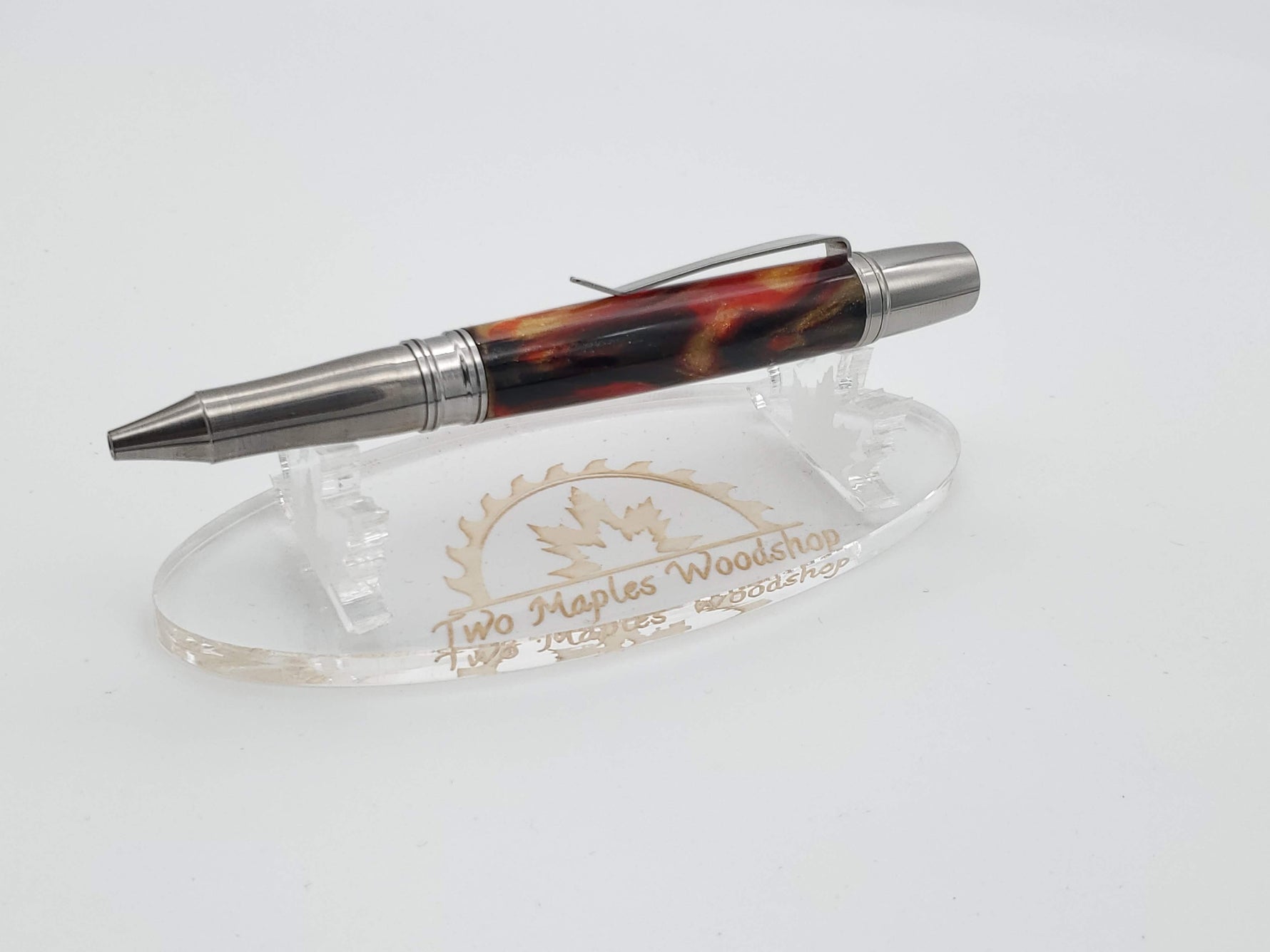Red Dragon Diamond Cast Liberty Stainless Steel image 1