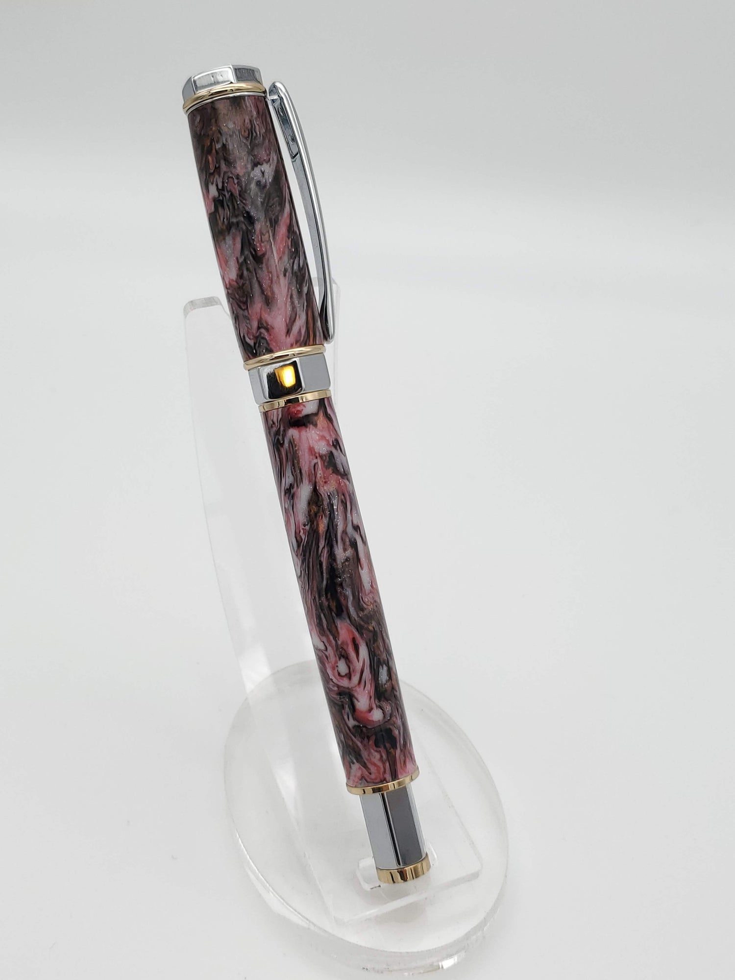 Pink Swirl Vertex Supreme Chrome & Gold image 1