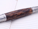 Liberty Stainless Steel Ballpoint wrapped in Black Palm image 2