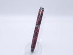 Red Swirl Virage Gun Metal Rollerball Pen image 2