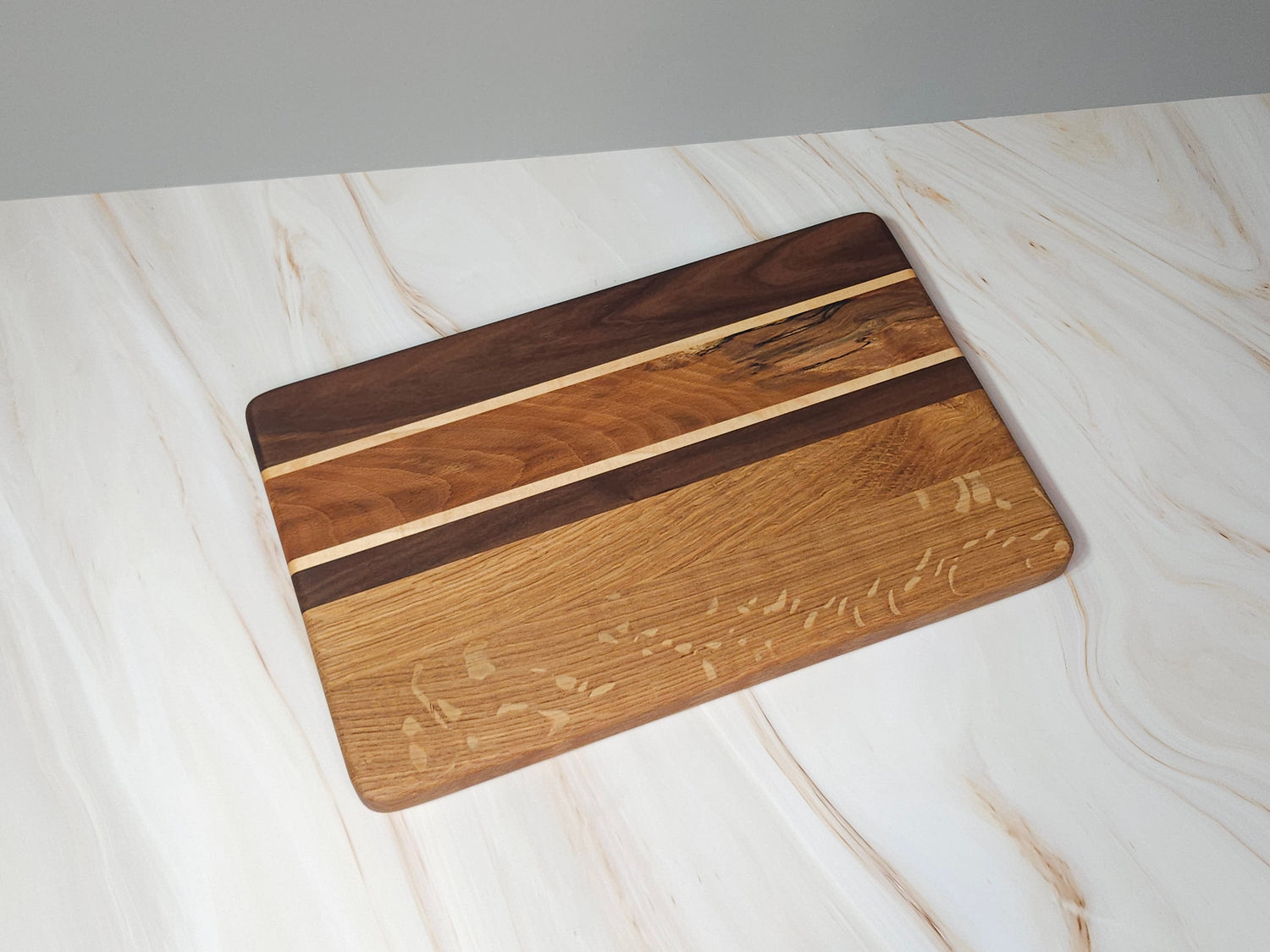 White Oak, Walnut, Beech, Maple Cutting Board image 0
