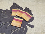 4pc Coaster Set- Mahogany &Purpleheart image 1