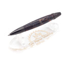 Polaris Black Titanium Ballpoint Pen | Blue, Red, & Gold Acrylic Resin image 0