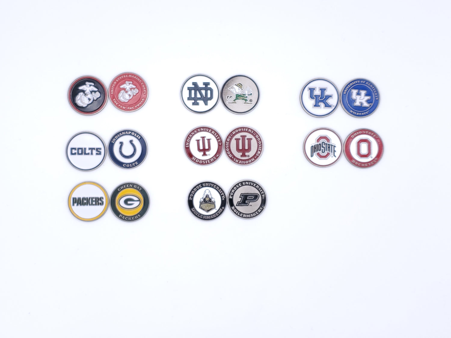 Team Spirit Bottle Stoppers || Reversible Logos || Stainless Steel image 2