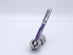 MP208 Purple & Blue Swirl with Gun Metal& Chrome Hardware image 1