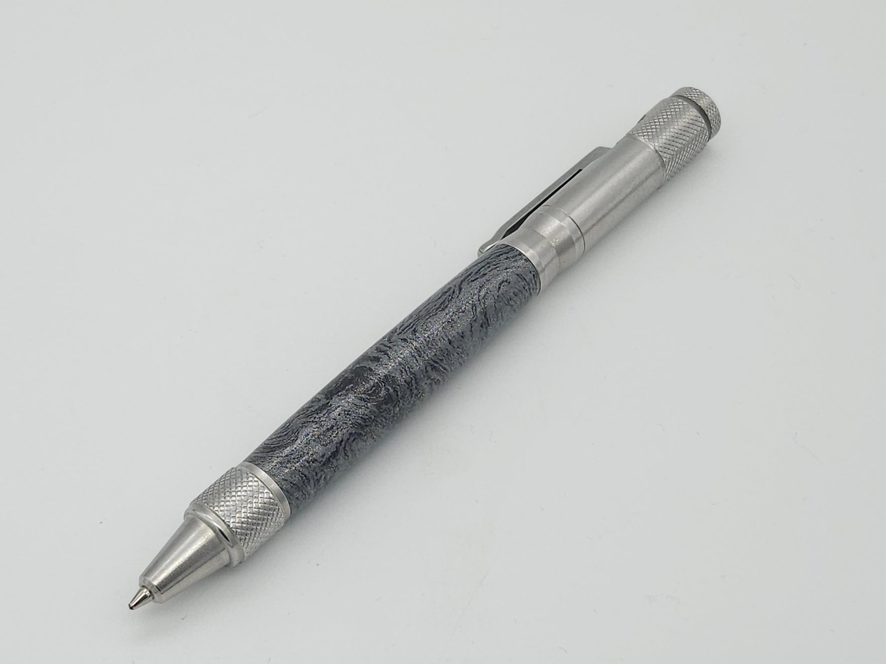 Clip Bolt Action M3 Composite Metal Ballpoint Pen image 1