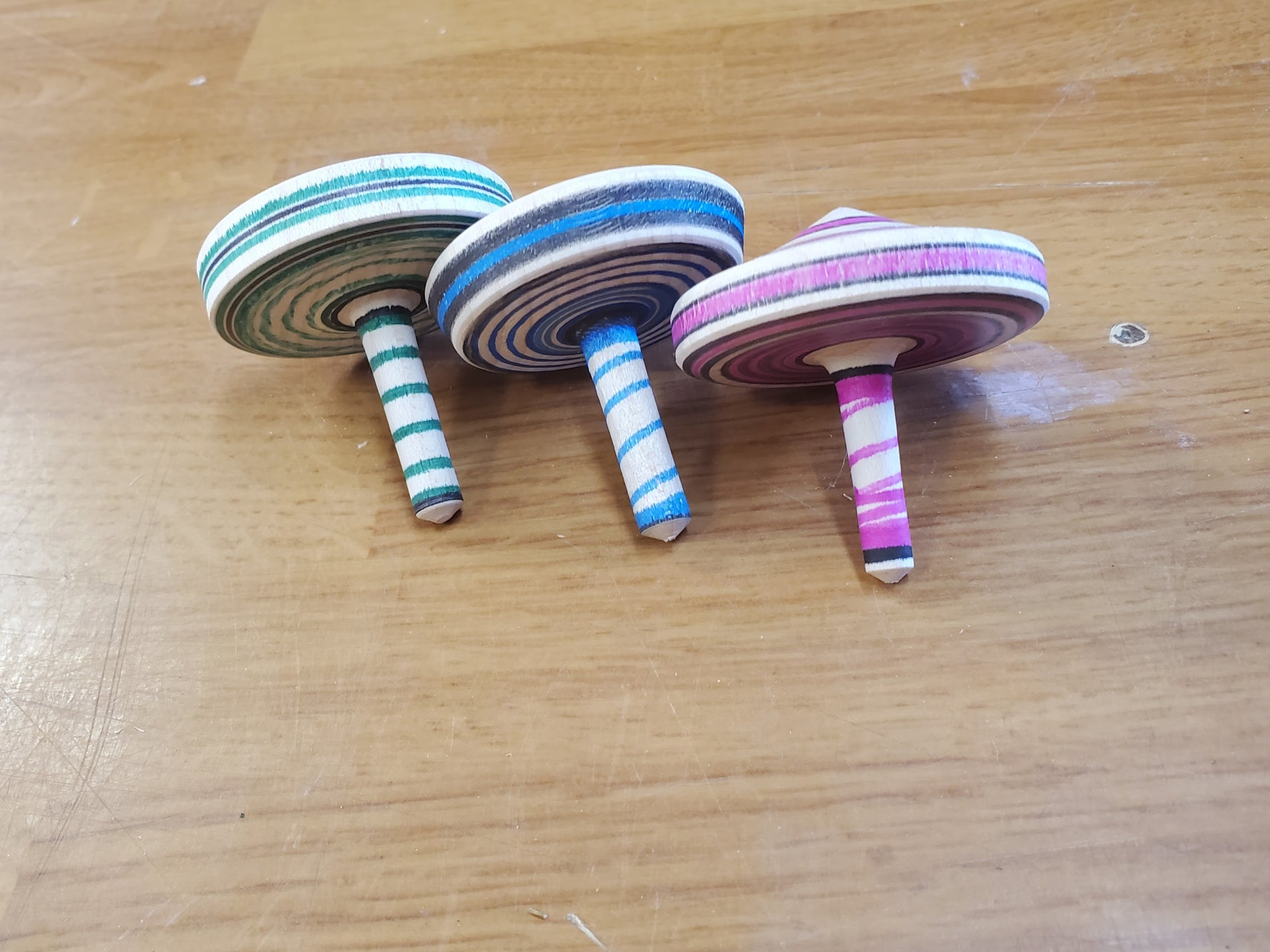 Wooden Spin Tops image 6