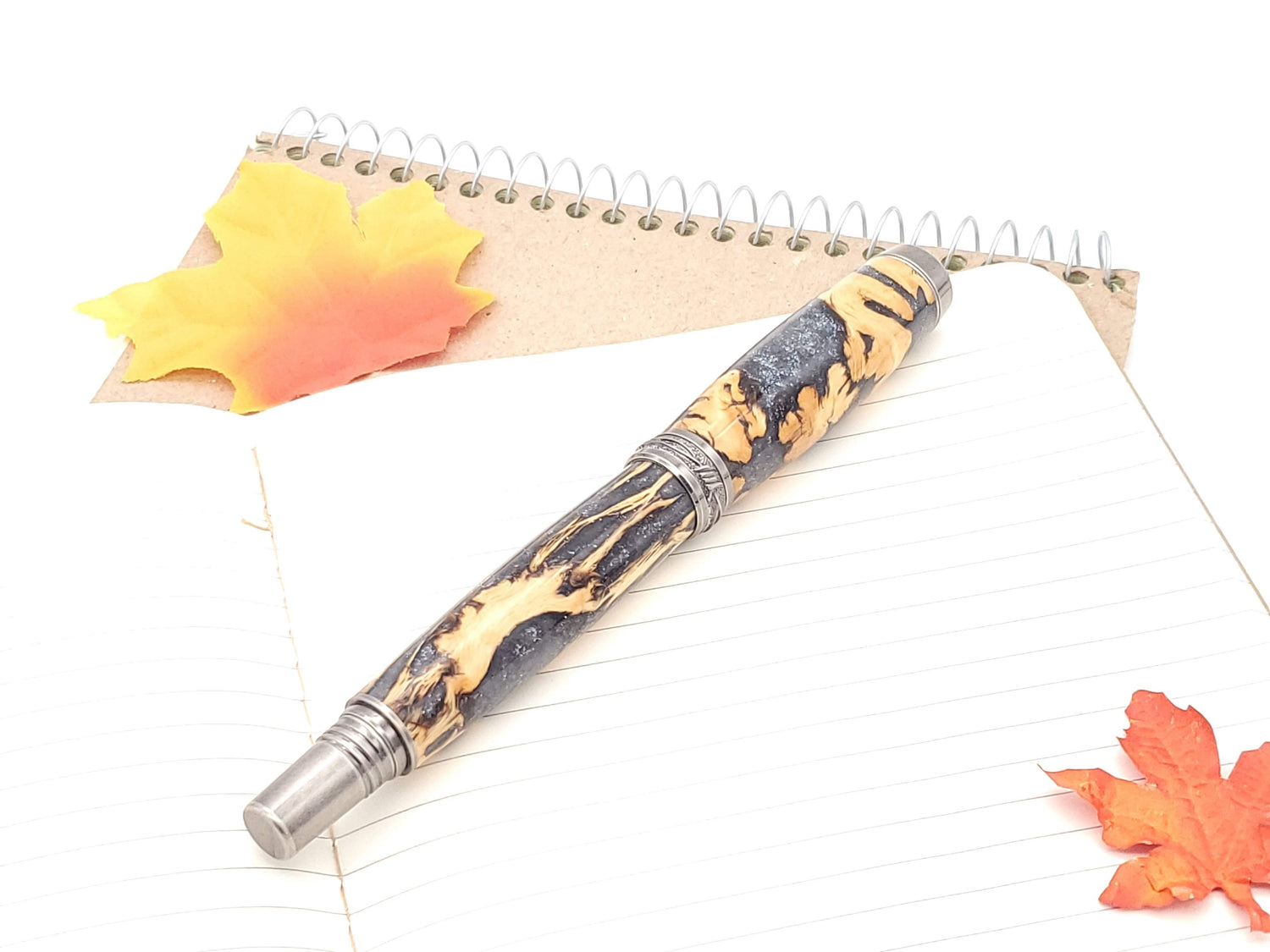 Cholla Cactus Rollerball in Antique Silver Finish image 1