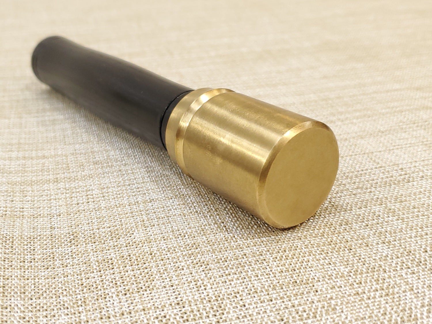 Solid Brass Carvers Mallet image 0