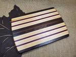 Walnut, Maple & Purpleheart Cutting Board image 0