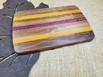 Walnut, Cherry & Purpleheart Cutting Board image 1