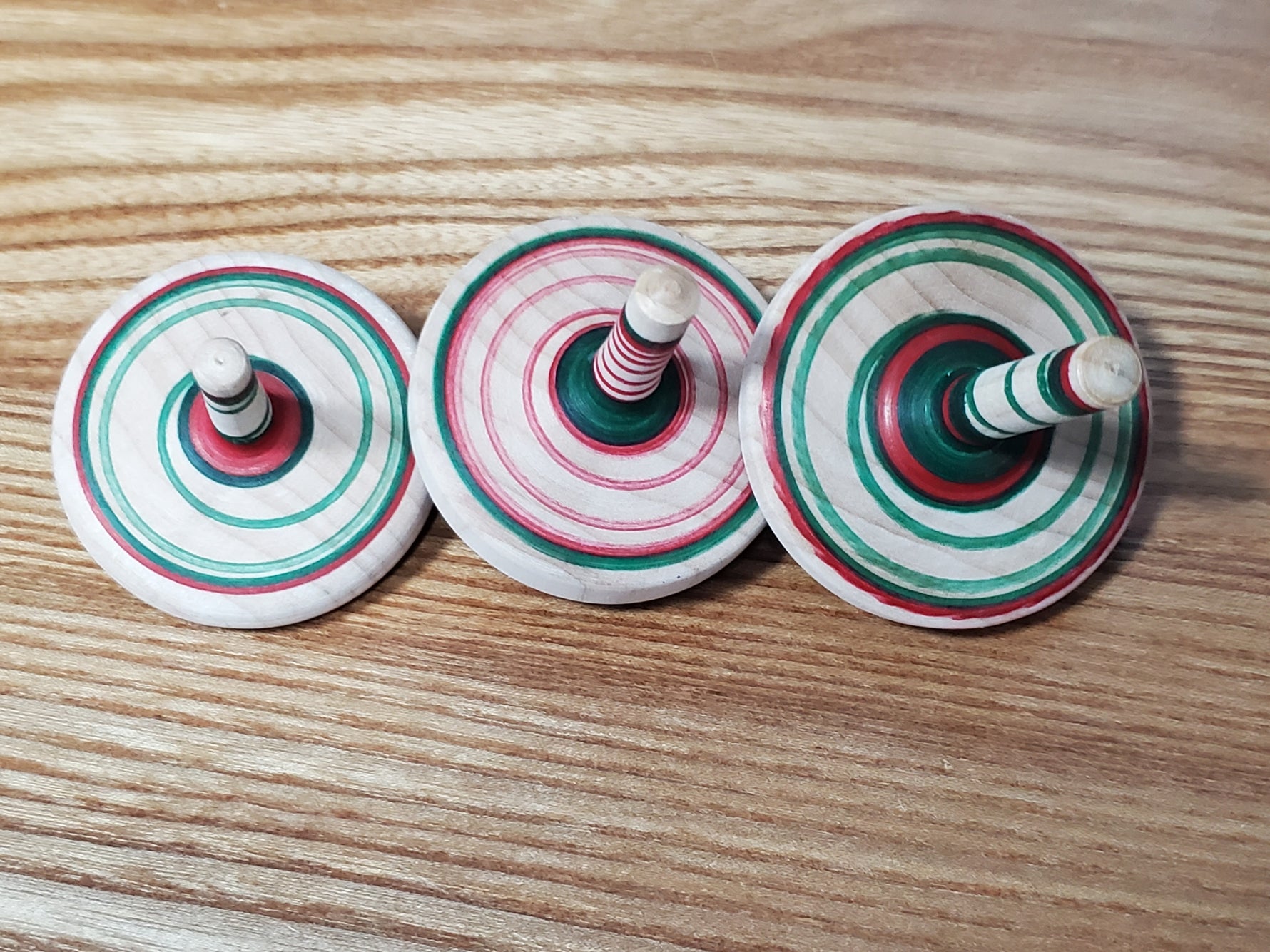 Wooden Spin Tops image 9