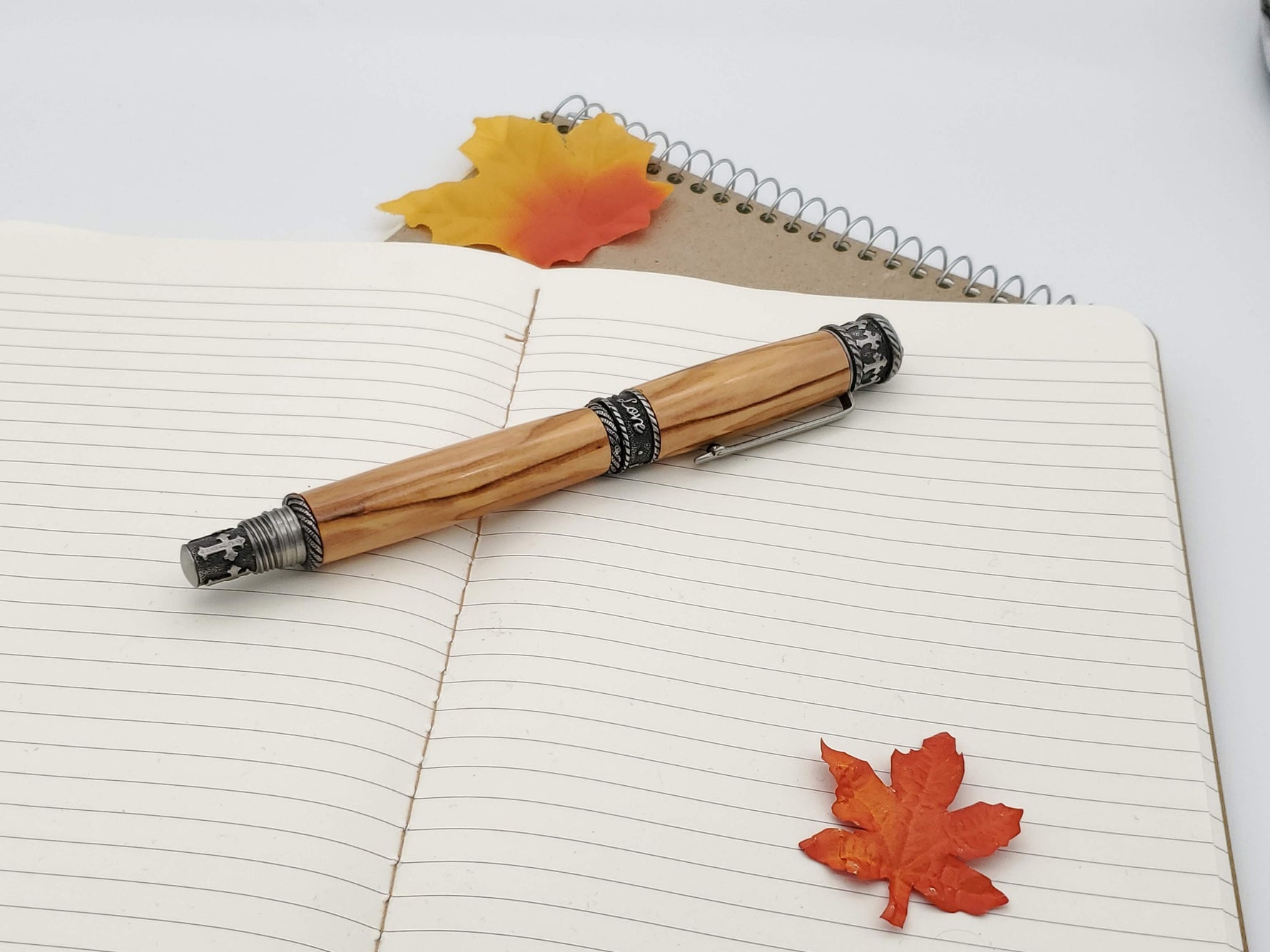 Bethlehem Olive Wood Rollerball Faith Hope Love image 9