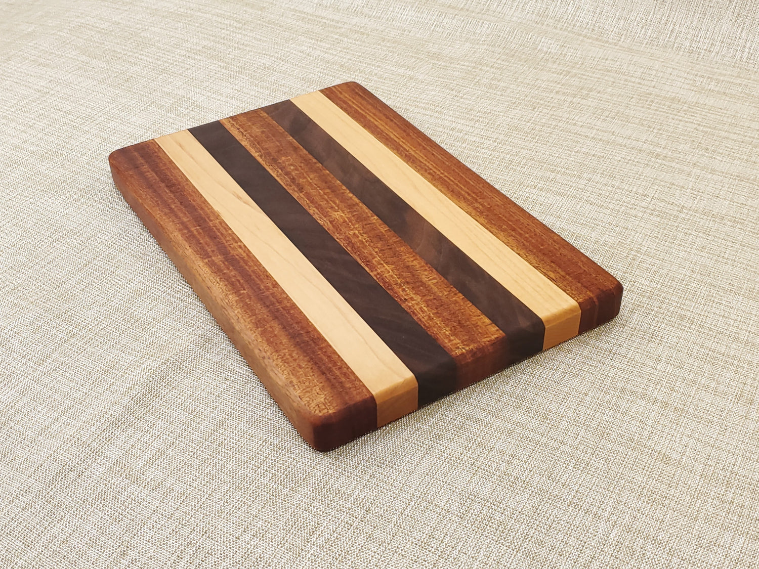 Mahogany, Walnut & Maple Cutting Board image 0