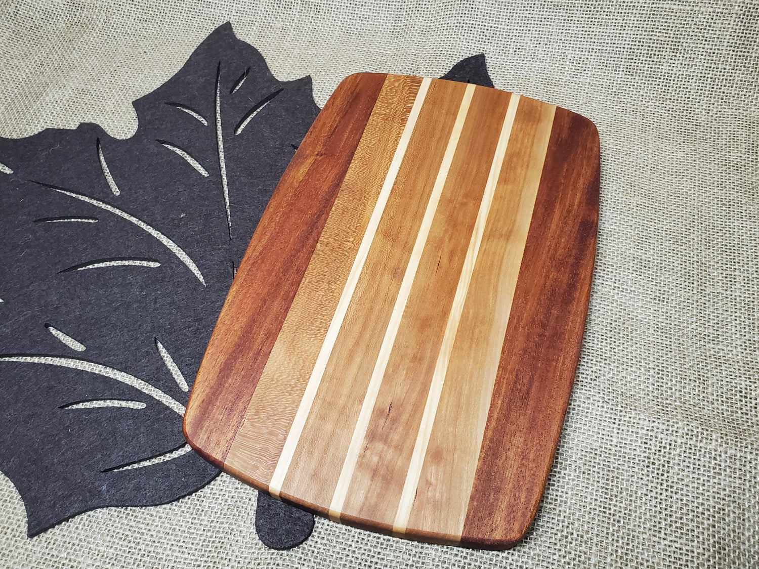 Mahogany, Cherry, & Maple Cutting Board image 2