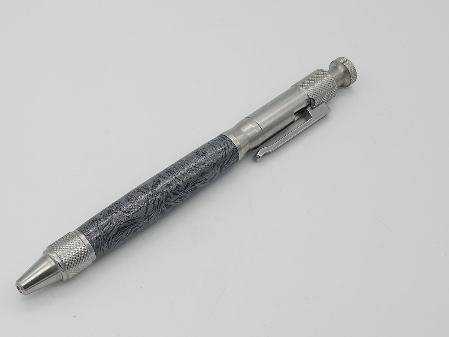 Clip Bolt Action M3 Composite Metal Ballpoint Pen image 0