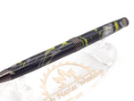 Black & Green Acrylic Trimline Twist Pen image 2